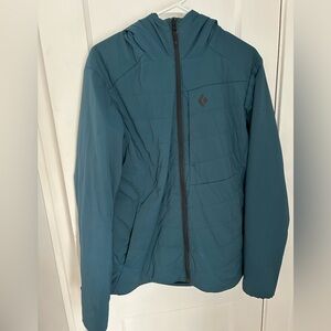 Black Diamond Blue Hooded Jacket